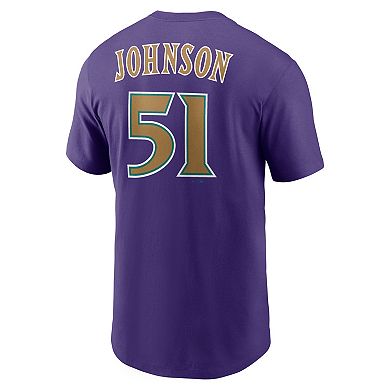 Men's Nike Randy Johnson Purple Arizona Diamondbacks Cooperstown ...