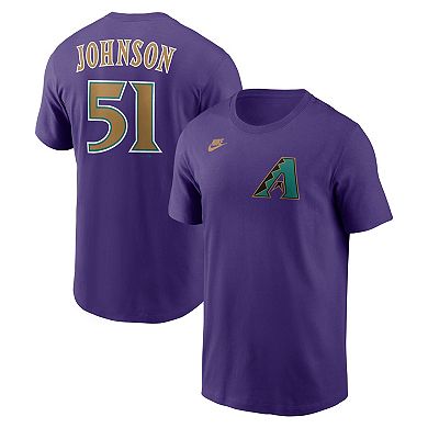Men's Nike Randy Johnson Purple Arizona Diamondbacks Cooperstown ...
