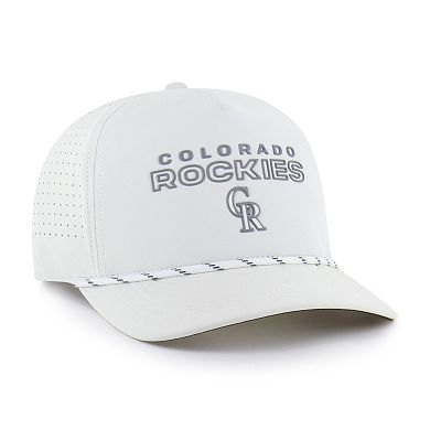Men's '47 White Colorado Rockies Forward Vault Hitch Adjustable Hat