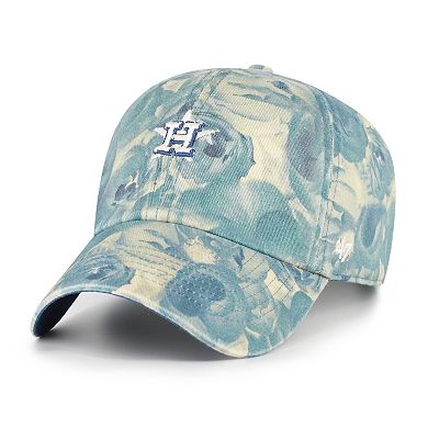 Women's '47 Blue Houston Astros Gardenia Clean Up Adjustable Hat