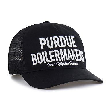 Men's '47 Black Purdue Boilermakers Contemporary Hitch Trucker Adjustable Hat