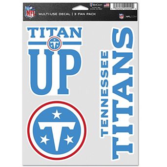 WinCraft Tennessee Titans Three-Piece Fan Decal Set