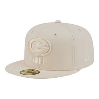 Men's New Era Cream Green Bay Packers Color Pack 59FIFTY Fitted Hat