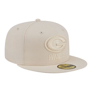 Men's New Era Cream Green Bay Packers Color Pack 59FIFTY Fitted Hat