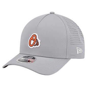 Men's New Era Gray Baltimore Orioles Micro Logo 9FORTY M-Crown A-Frame Adjustable Hat