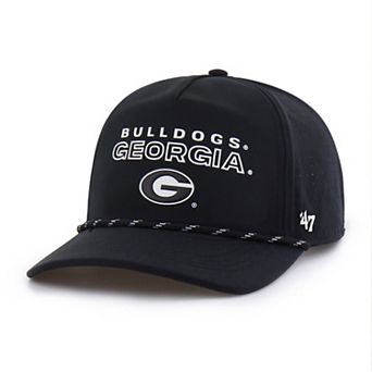Men's '47 Black Georgia Bulldogs Forward Vent Hitch Rope Adjustable Hat
