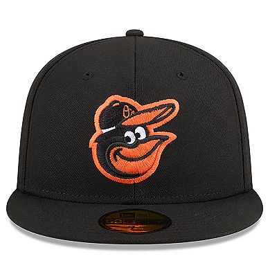 Men's New Era Black Baltimore Orioles 2026 Jackie Robinson Day 59FIFTY Fitted Hat