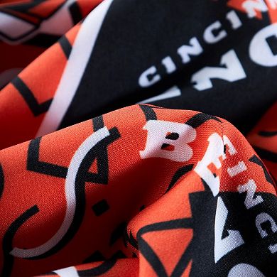 Men's Chubbies Orange Cincinnati Bengals Game Day Fit Classic Lined Swim Trunks