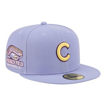 Men's New Era Light Purple Chicago Cubs Lavender Bloom 59FIFTY Fitted Hat