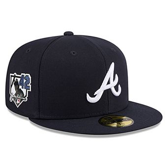 Men's New Era Navy Atlanta Braves 2026 Jackie Robinson Day 59FIFTY Fitted Hat