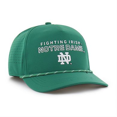 Men's '47 Green Notre Dame Fighting Irish Forward Vent Hitch Rope Adjustable Hat