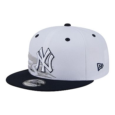 Men's New Era White/Navy New York Yankees 9FIFTY Snapback Hat