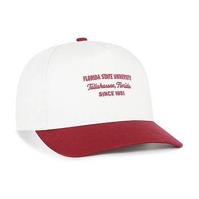 Men's '47 White Florida State Seminoles Contemporary Basics Two-Tone Hitch Adjustable Hat