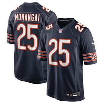 Men's Nike Kyle Monangai Navy Chicago Bears Team Game Jersey