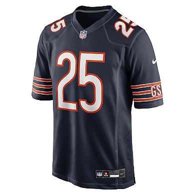 Men's Nike Kyle Monangai Navy Chicago Bears Team Game Jersey