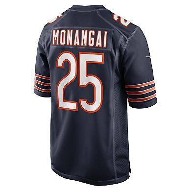Men's Nike Kyle Monangai Navy Chicago Bears Team Game Jersey