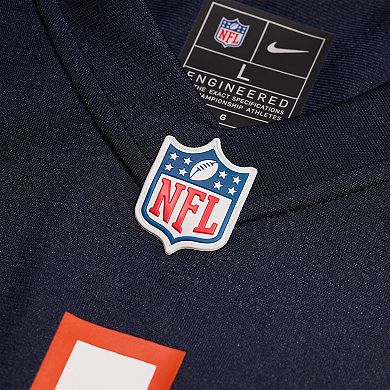 Men's Nike Kyle Monangai Navy Chicago Bears Team Game Jersey