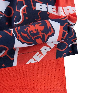 Men's Chubbies Navy Chicago Bears Game Day Fit Classic Lined Swim Trunks