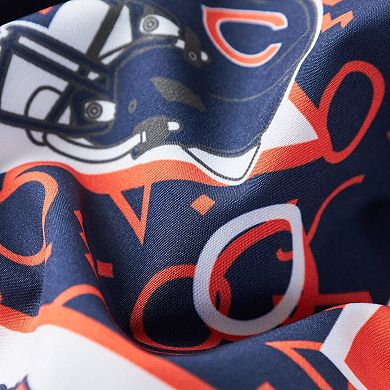 Men's Chubbies Navy Chicago Bears Game Day Fit Classic Lined Swim Trunks