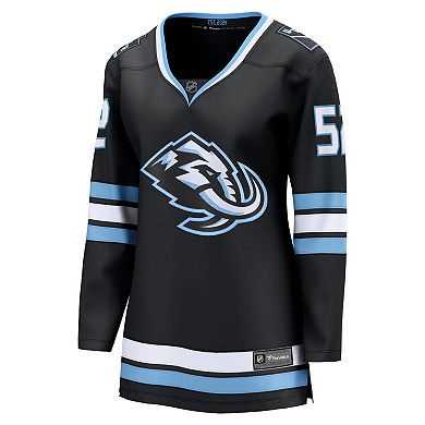 Women's Fanatics MacKenzie Weegar Black Utah Mammoth Home Breakaway Jersey