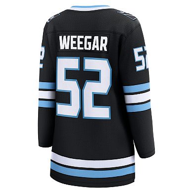 Women's Fanatics MacKenzie Weegar Black Utah Mammoth Home Breakaway Jersey