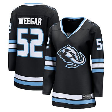 Women's Fanatics MacKenzie Weegar Black Utah Mammoth Home Breakaway Jersey