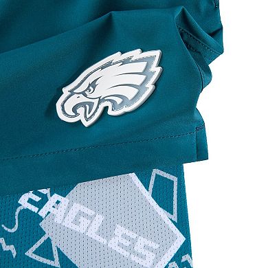 Men's Chubbies Green Midnight Philadelphia Eagles The Secret Lined Swim Trunks