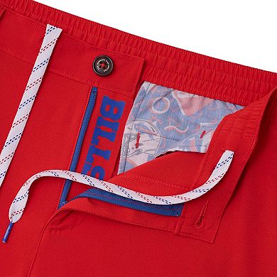Men's Chubbies Red Buffalo Bills Everywear Shorts