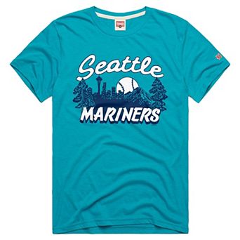 Men's Homage Teal Seattle Mariners Tri-Blend Hyperlocal T-Shirt