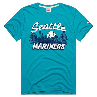 Men's Homage Teal Seattle Mariners Tri-Blend Hyperlocal T-Shirt