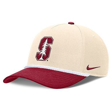 Unisex Nike Natural Stanford Cardinal 2026 Primetime Natural 5-Panel Rope 2-Tone Rise Hat