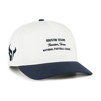 Men's '47 White Houston Texans Contemporary Two-Tone Hitch Adjustable Hat