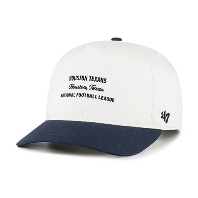 Men's '47 White Houston Texans Contemporary Two-Tone Hitch Adjustable Hat