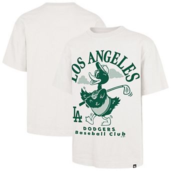 Men's '47 Cream Los Angeles Dodgers Strollin' Foundation T-Shirt