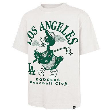 Men's '47 Cream Los Angeles Dodgers Strollin' Foundation T-Shirt