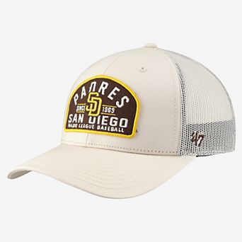Men's '47 Cream San Diego Padres Leland Adjustable Trucker Hat