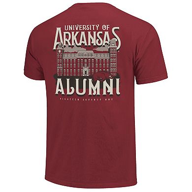 Unisex Cardinal Arkansas Razorbacks Comfort Colors Campus Alumni T-Shirt