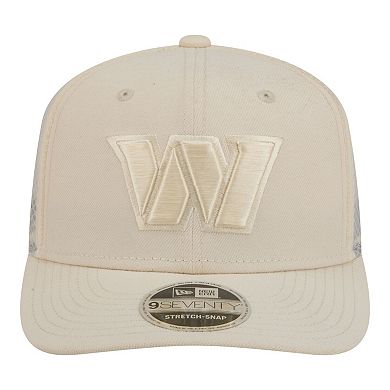 Men's New Era Cream Washington Commanders Color Pack 9SEVENTY Adjustable Hat