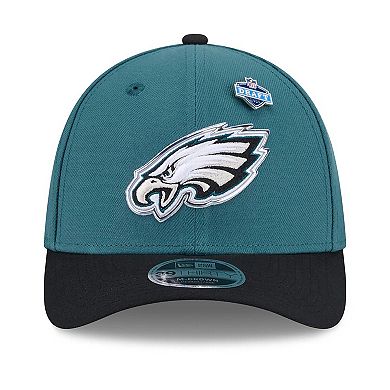 Men's New Era Midnight Green/Black Philadelphia Eagles 2026 NFL Draft 39THIRTY M-Crown Flex Hat