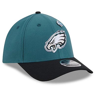 Men's New Era Midnight Green/Black Philadelphia Eagles 2026 NFL Draft 39THIRTY M-Crown Flex Hat