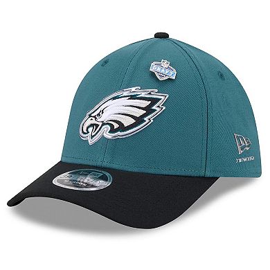 Men's New Era Midnight Green/Black Philadelphia Eagles 2026 NFL Draft 39THIRTY M-Crown Flex Hat