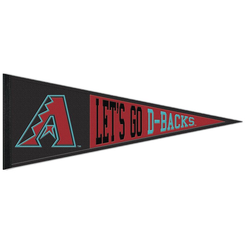 WinCraft Arizona Diamondbacks 13" x 32" Slogan Wool Pennant, Team