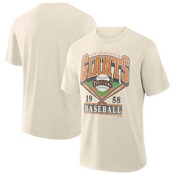 Men's Profile Cream San Francisco Giants Big & Tall Screen Print T-Shirt