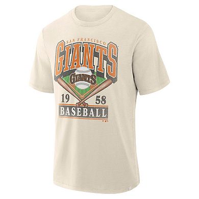Men's Profile Cream San Francisco Giants Big & Tall Screen Print T-Shirt