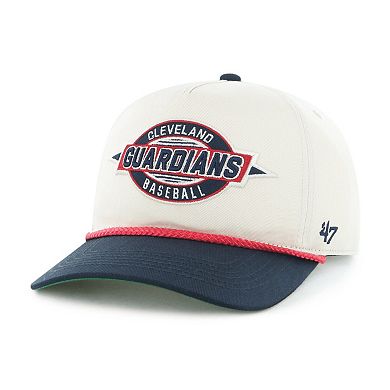 Men's '47 Natural Cleveland Guardians Frame Out Hitch Adjustable Hat