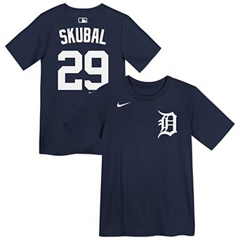 Preschool Tarik Skubal Navy Detroit Tigers Name & Number T-Shirt