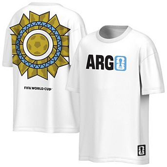 Men's Outerstuff White FIFA World Cup 2026 Livery Oversized 2-Hit T-Shirt