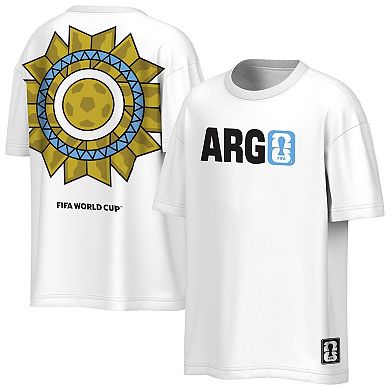 Men's Outerstuff White FIFA World Cup 2026 Livery Oversized 2-Hit T-Shirt