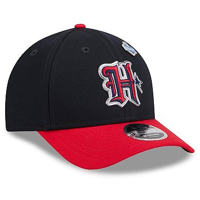 Men's New Era Navy/Red Houston Texans 2026 NFL Draft 9FORTY M-Crown Adjustable Hat