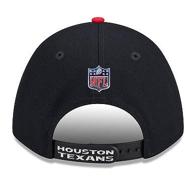Men's New Era Navy/Red Houston Texans 2026 NFL Draft 9FORTY M-Crown Adjustable Hat